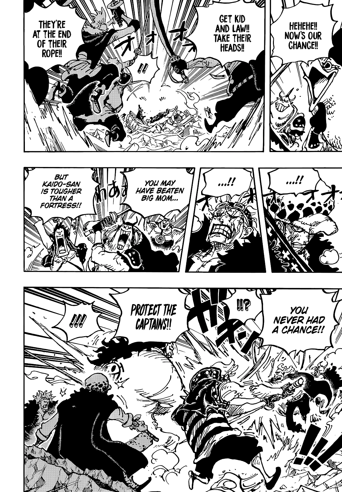 One Piece Chapter 1043 page 10 - Chapter 1043: Let's Face Death Together!!!