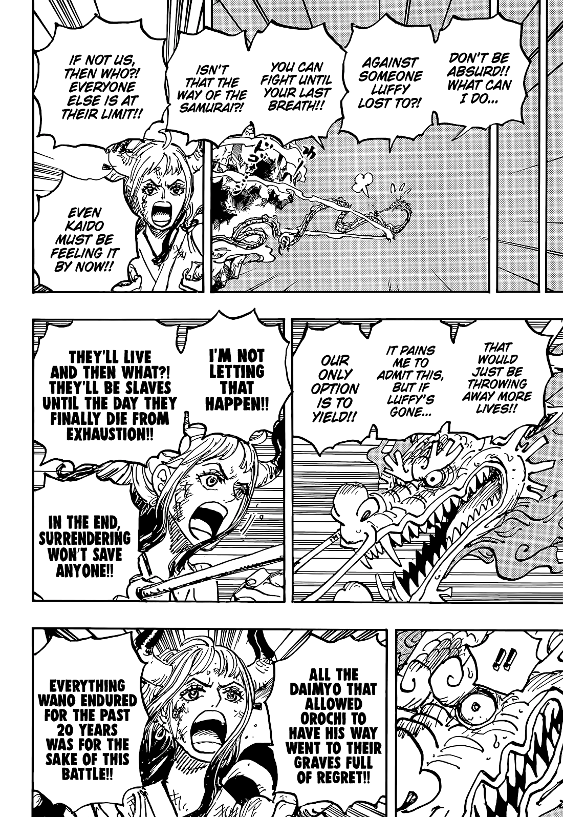 One Piece Chapter 1043 page 12 - Chapter 1043: Let's Face Death Together!!!
