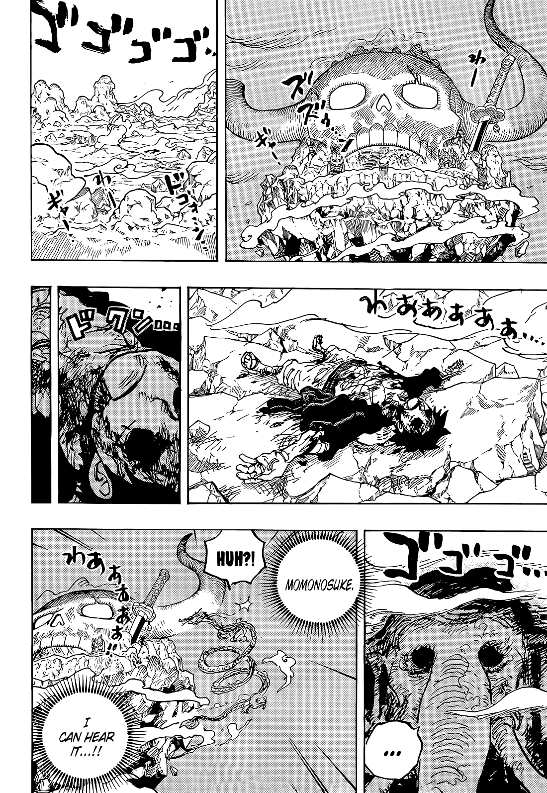 One Piece Chapter 1043 page 14 - Chapter 1043: Let's Face Death Together!!!