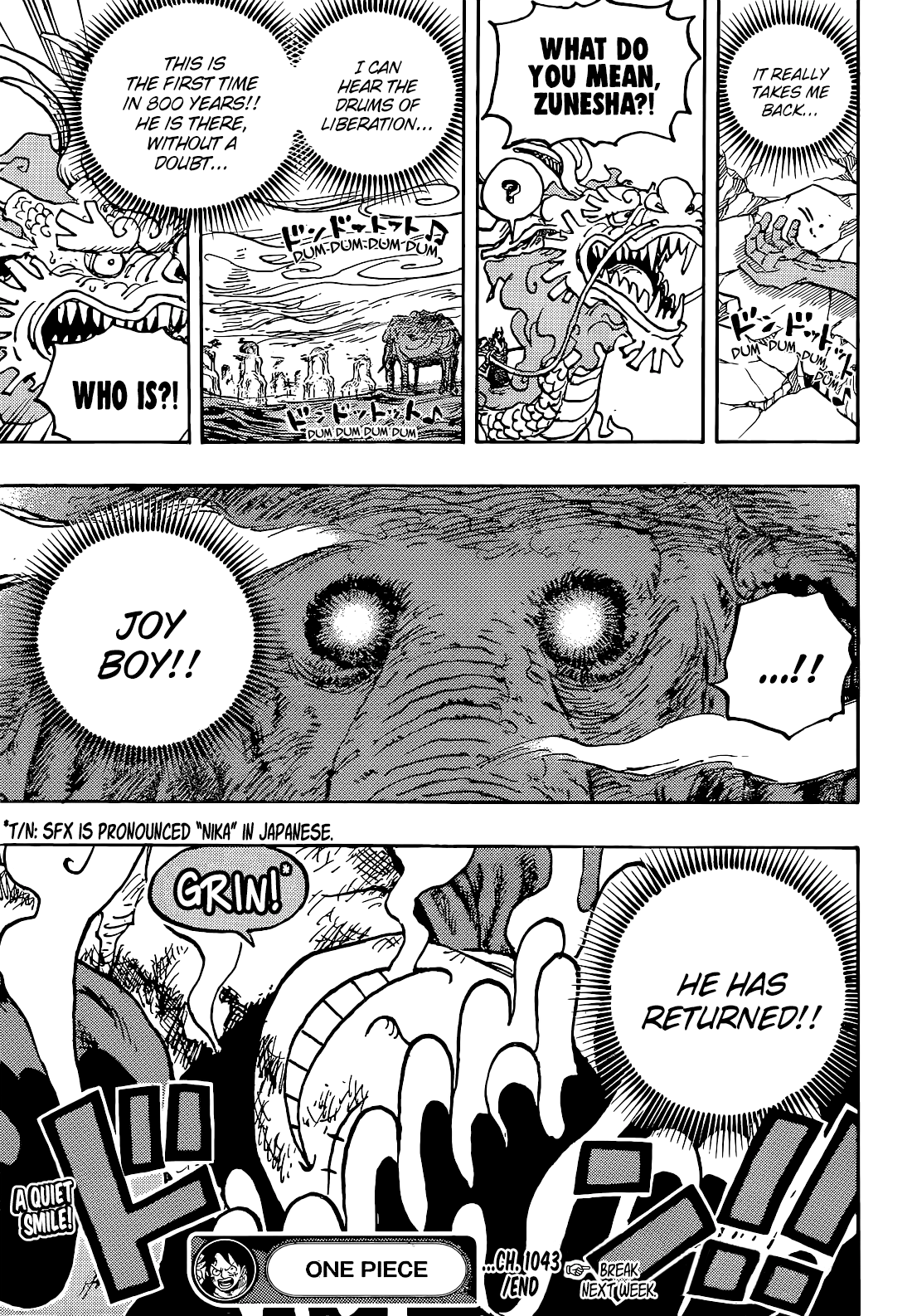 One Piece Chapter 1043 page 15 - Chapter 1043: Let's Face Death Together!!!