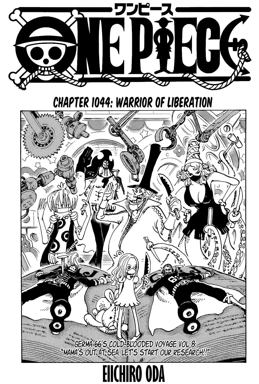 One Piece Chapter 1044 page 1 - Chapter 1044: Warrior of Liberation