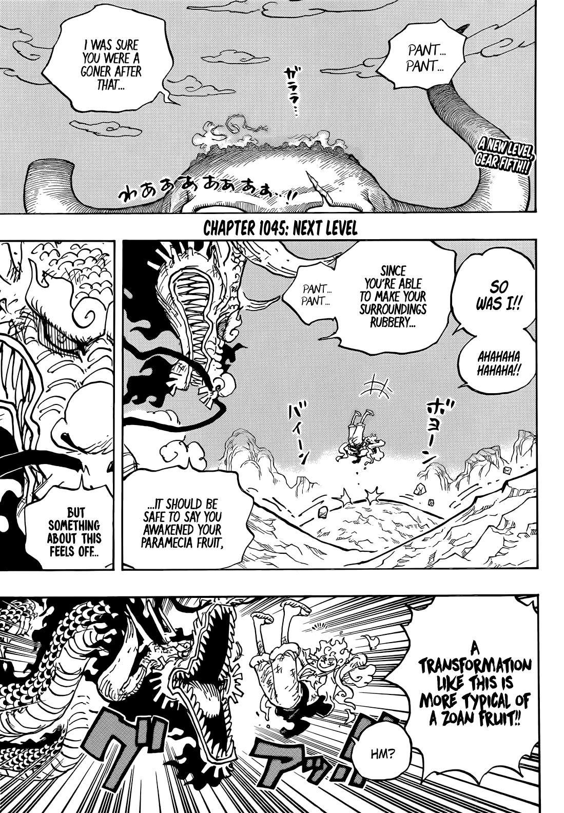 One Piece Chapter 1045 page 3 - Chapter 1045: Next Level