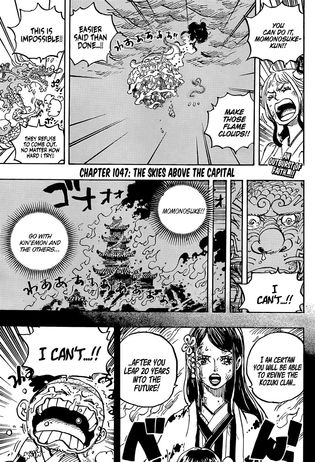 One Piece Chapter 1047 page 2 - Chapter 1047: The Sky Over the Capital