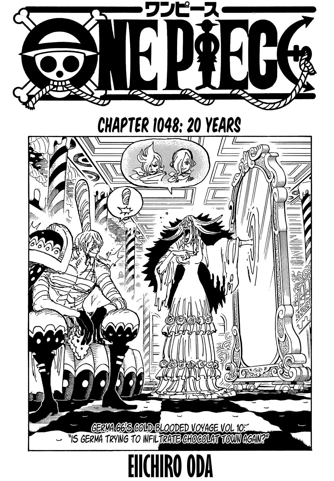 One Piece Chapter 1048 page 1 - Chapter 1048: Twenty Years