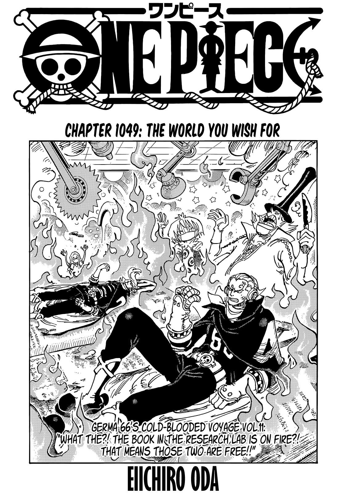 One Piece Chapter 1049 page 1 - Chapter 1049: The World That Should Be
