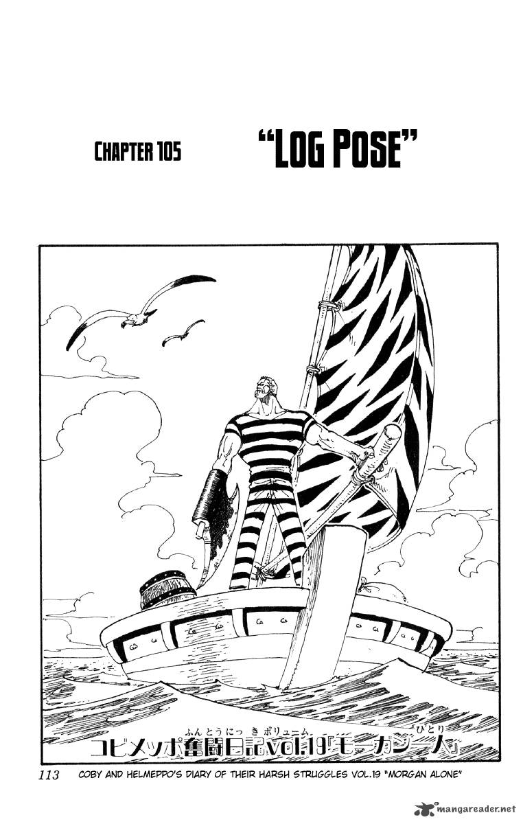 One Piece Chapter 105 page 1 - Chapter 105: Log Pose