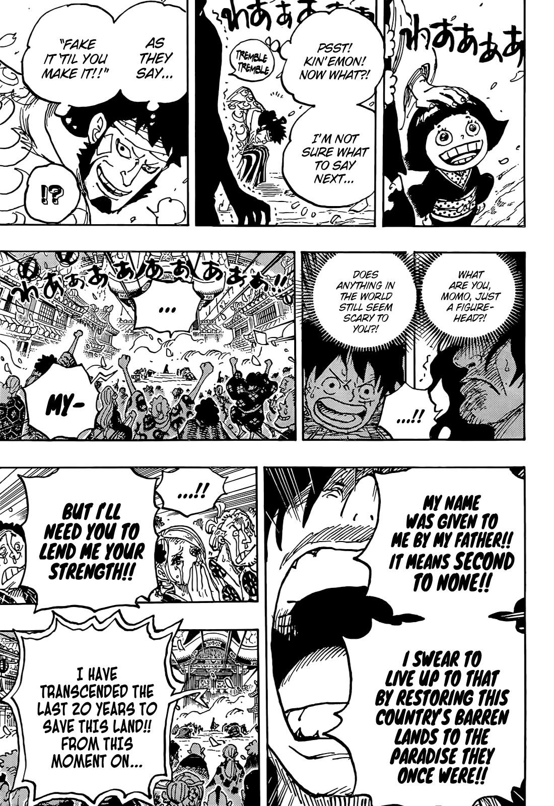 One Piece Chapter 1051 page 13 - Chapter 1051: Shogun of Wano Country, Kouzuki Momonosuke
