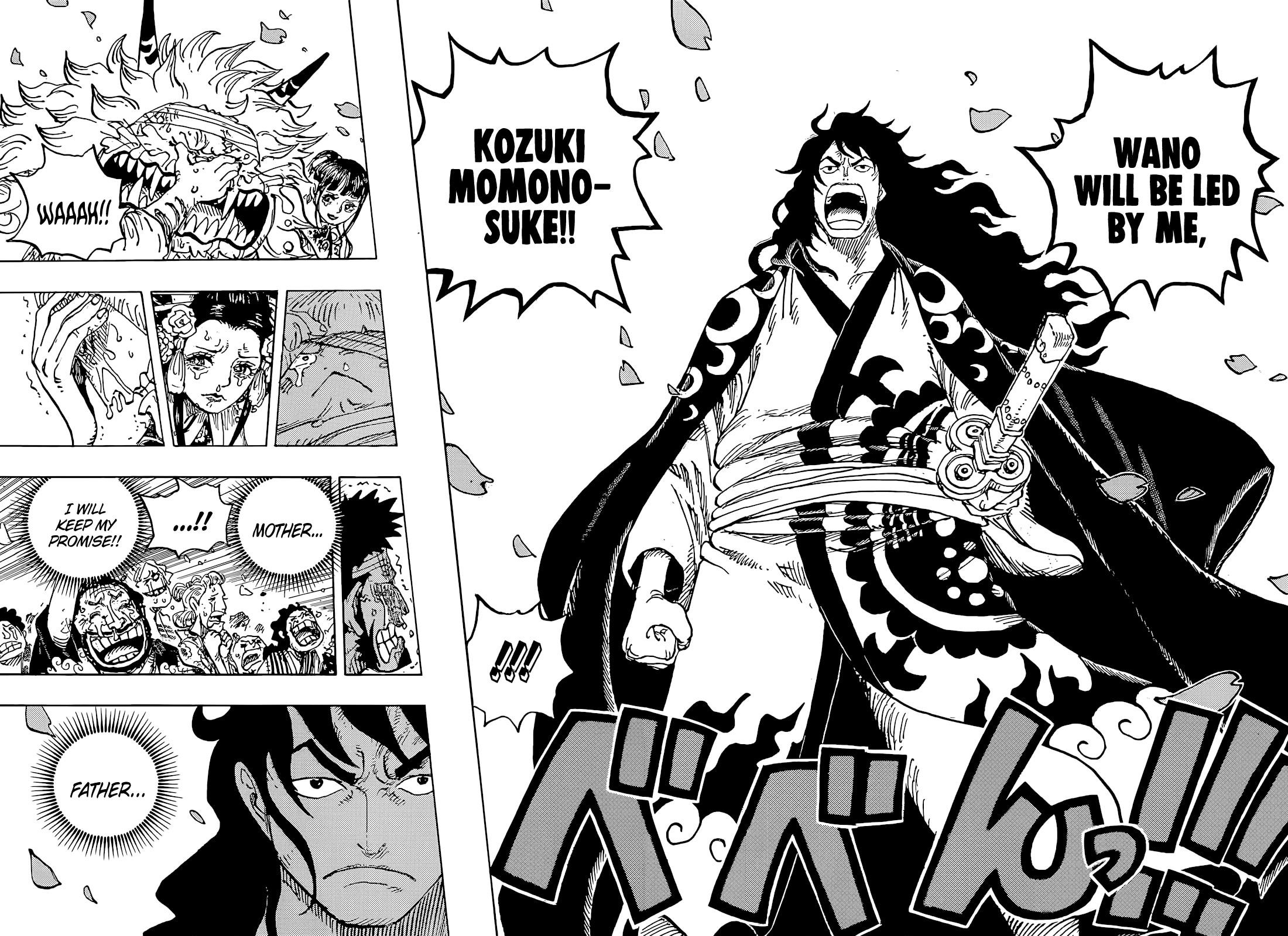 One Piece Chapter 1051 page 14 - Chapter 1051: Shogun of Wano Country, Kouzuki Momonosuke