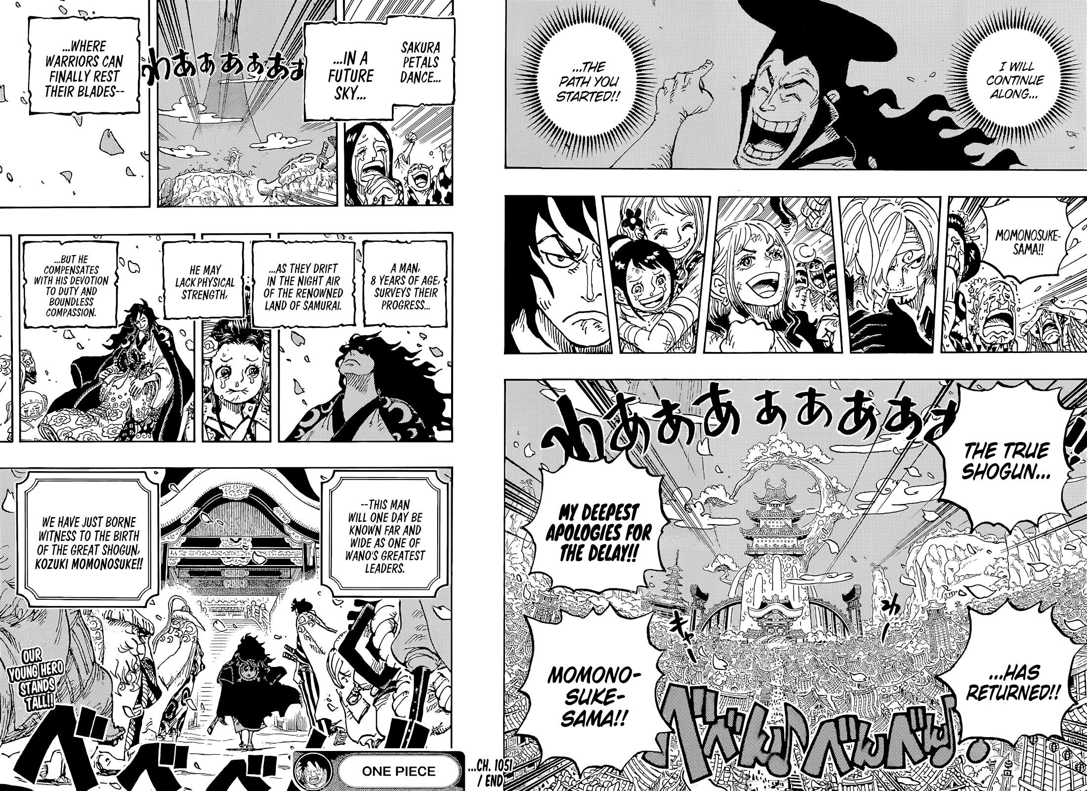 One Piece Chapter 1051 page 15 - Chapter 1051: Shogun of Wano Country, Kouzuki Momonosuke