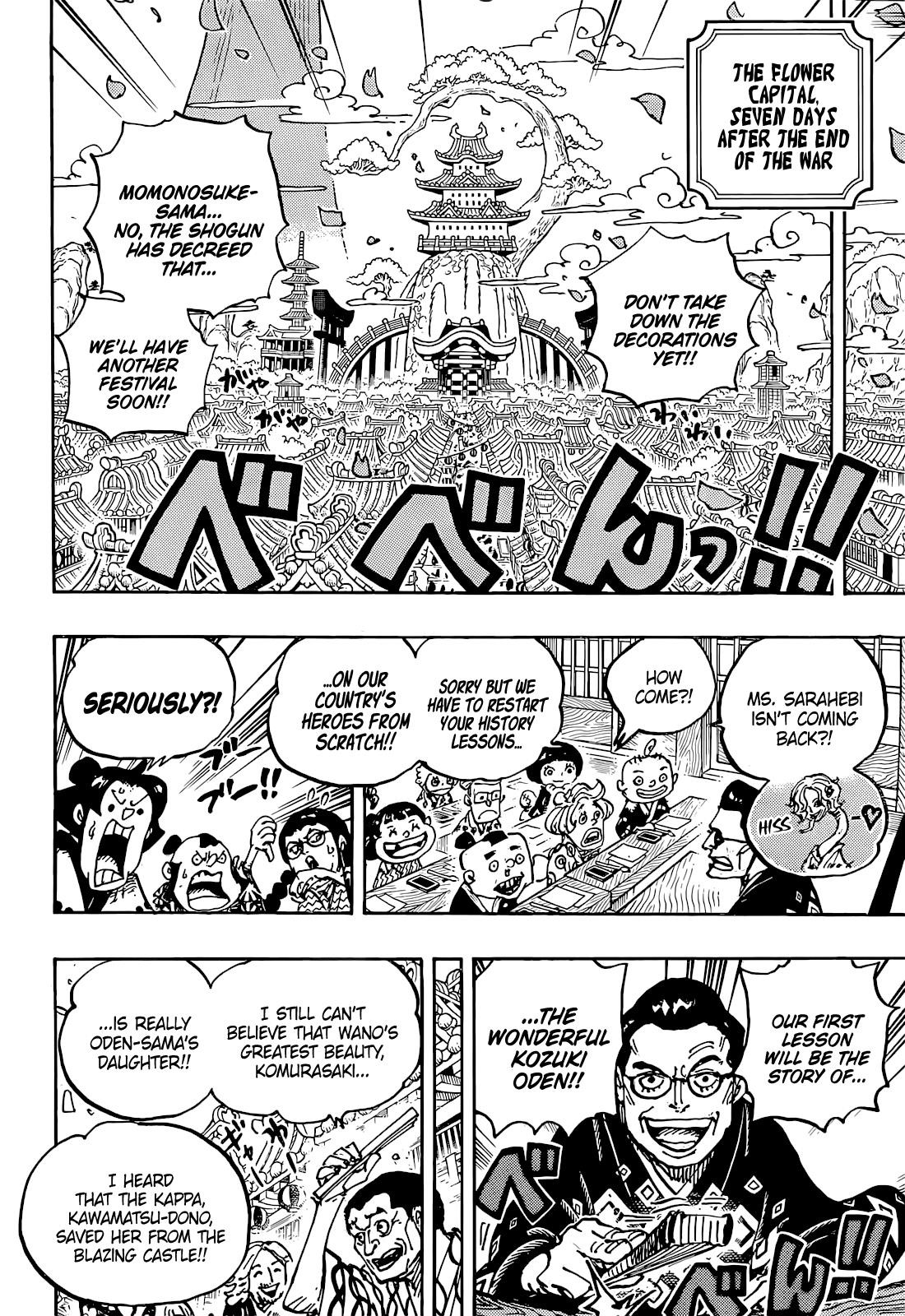 One Piece Chapter 1052 page 6 - Chapter 1052: A New Morning