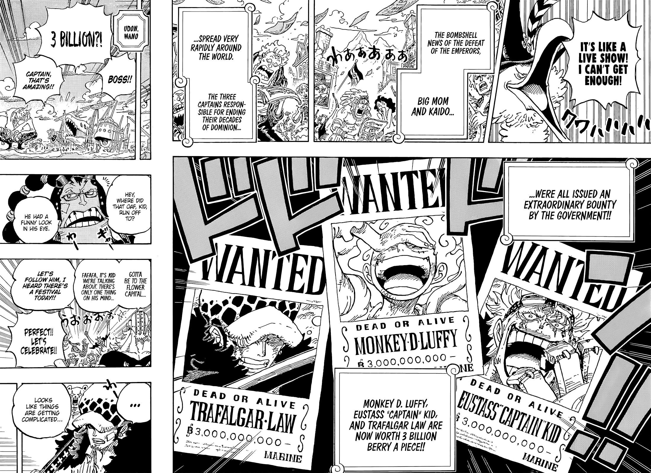 One Piece Chapter 1053 page 4 - Chapter 1053: New Emperors