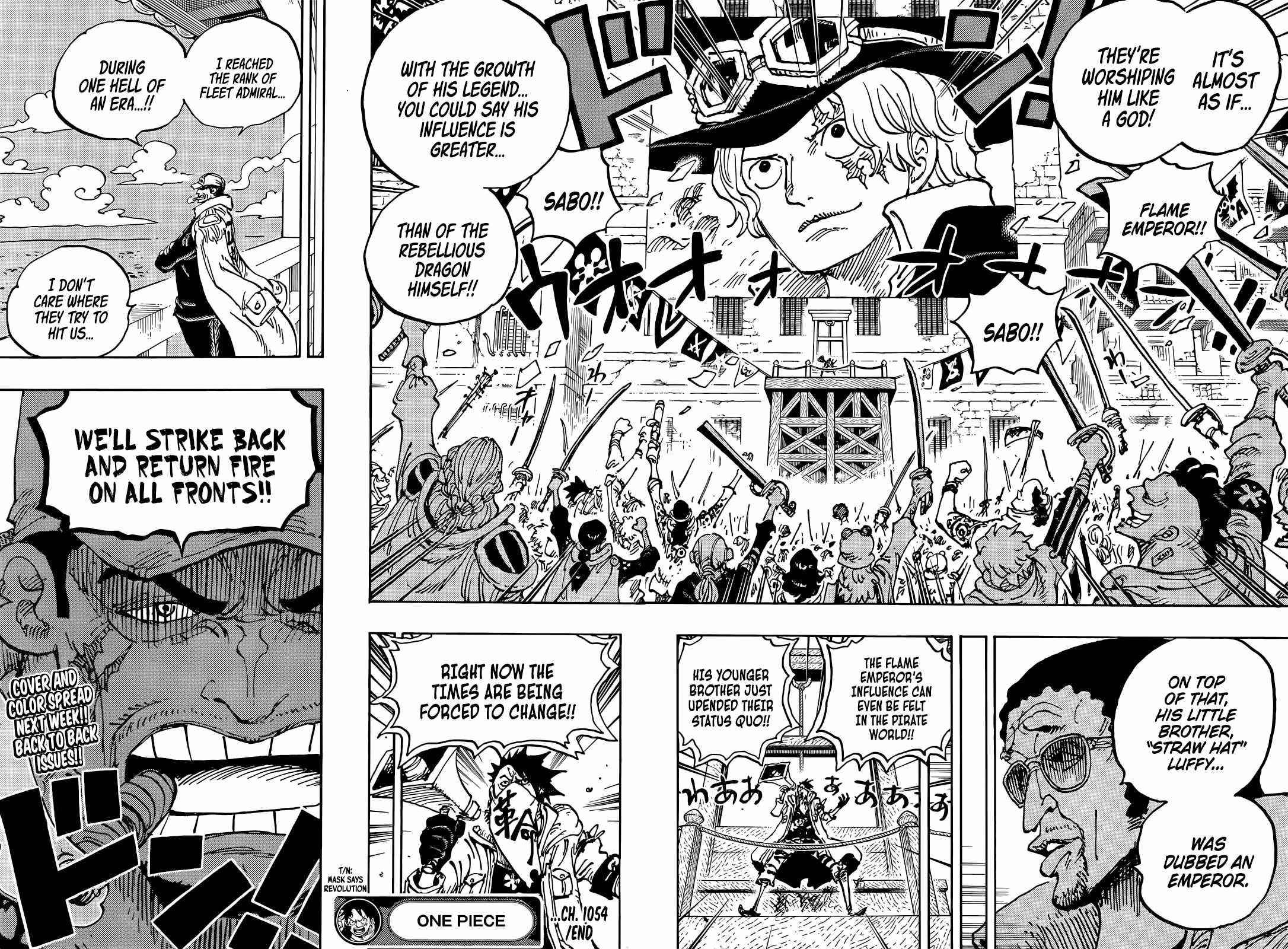 One Piece Chapter 1054 page 16 - Chapter 1054: Flame Emperor