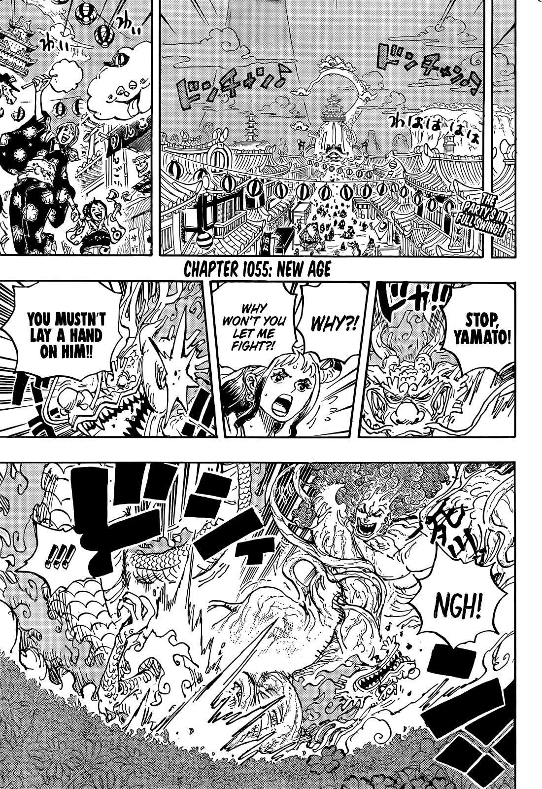 One Piece Chapter 1055 page 4 - Chapter 1055: The New Era