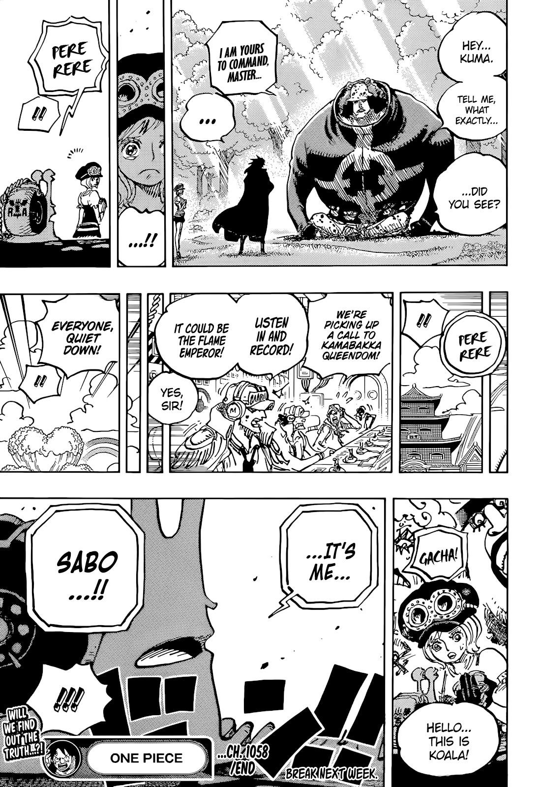 One Piece Chapter 1058 page 16 - Chapter 1058: New Emperor