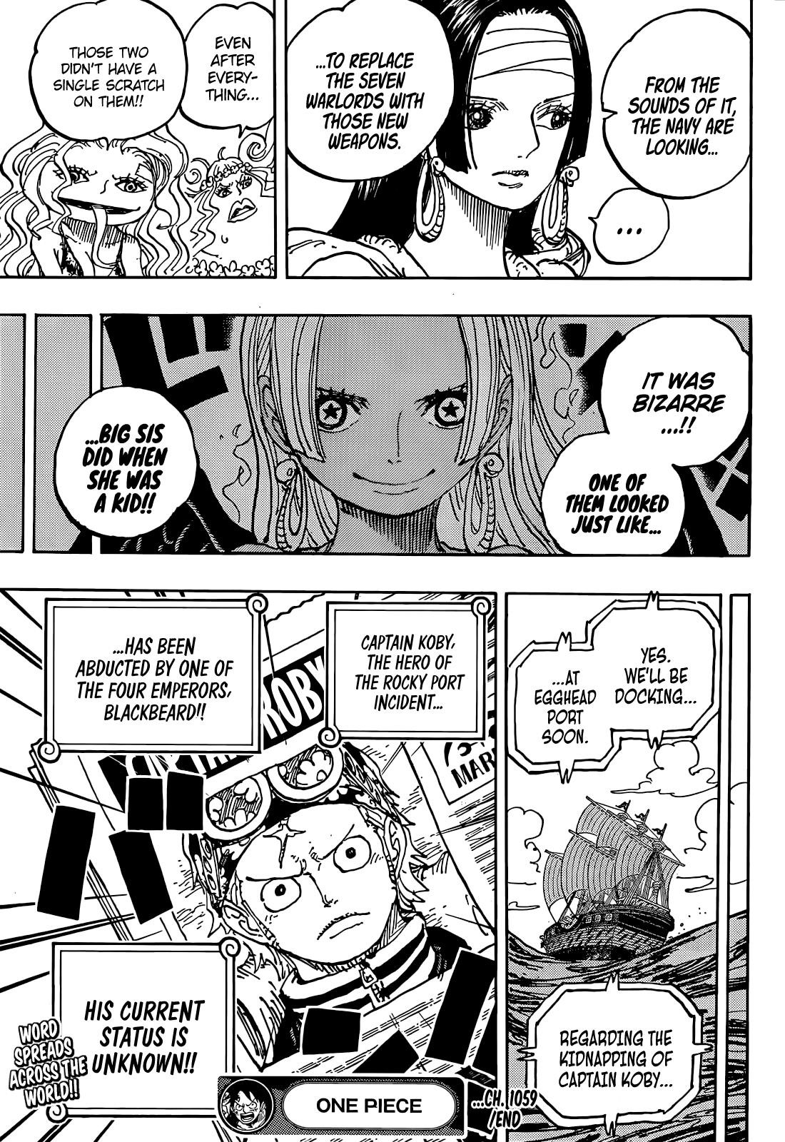 One Piece Chapter 1059 page 16 - Chapter 1059: The Matter Involving Captain Koby