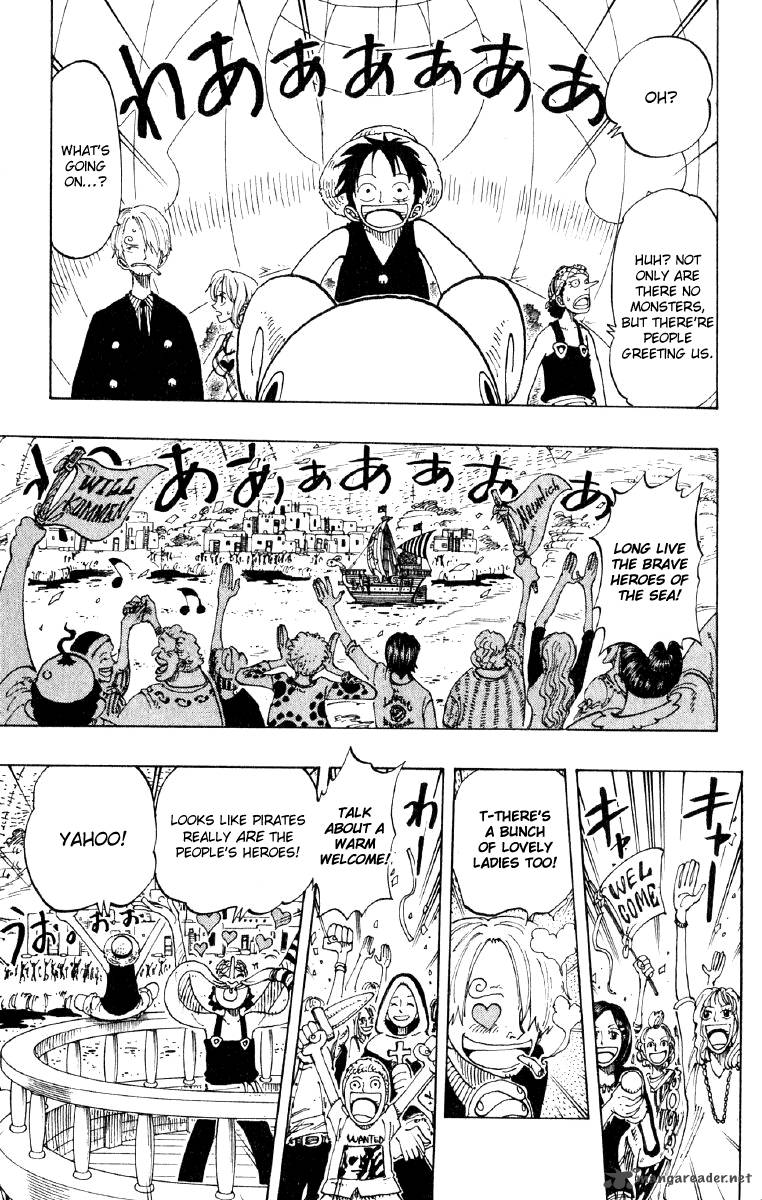 One Piece Chapter 106 page 17 - Chapter 106: The Town of Welcome