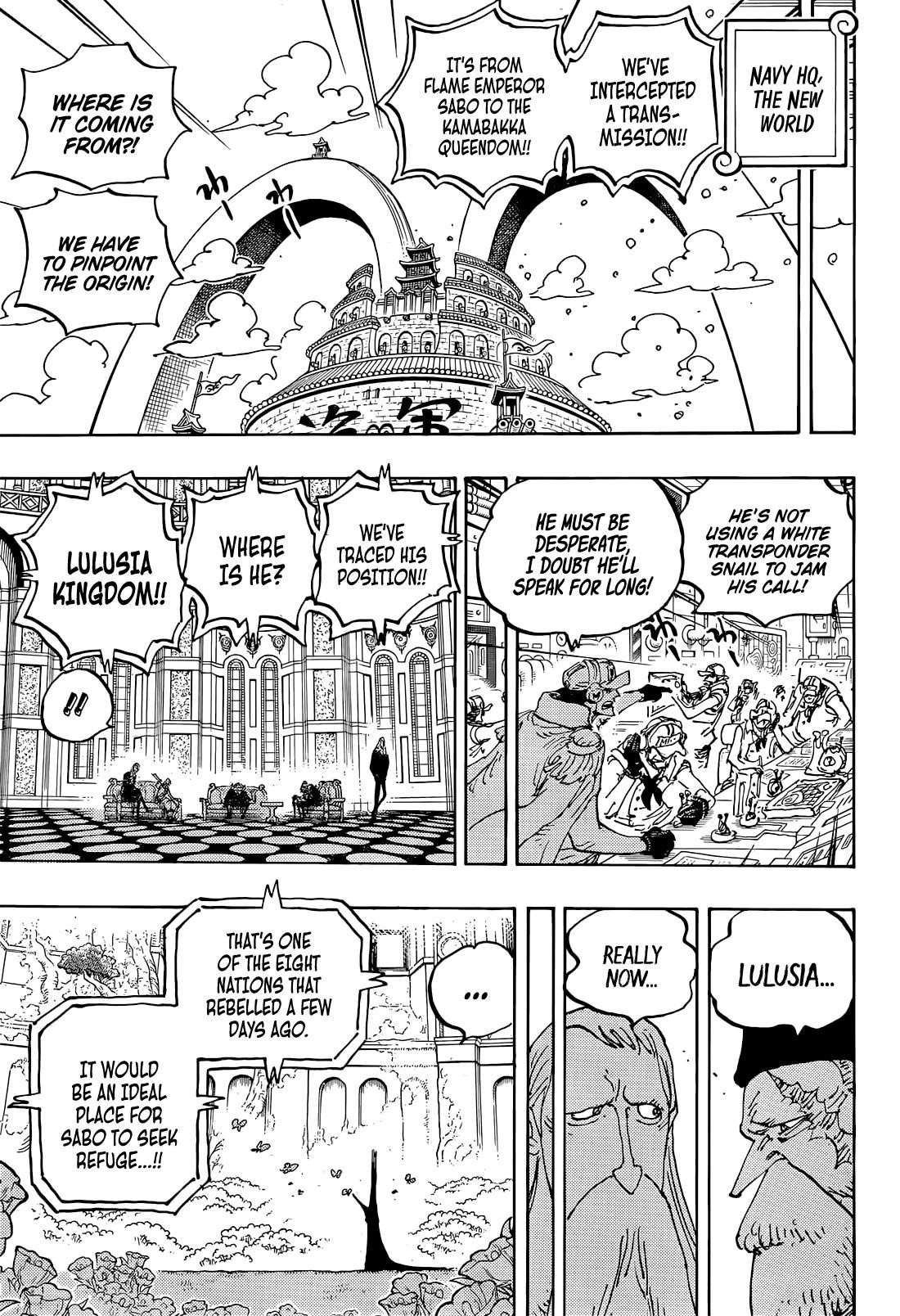 One Piece manga, chapter 1060, page 11 of 21