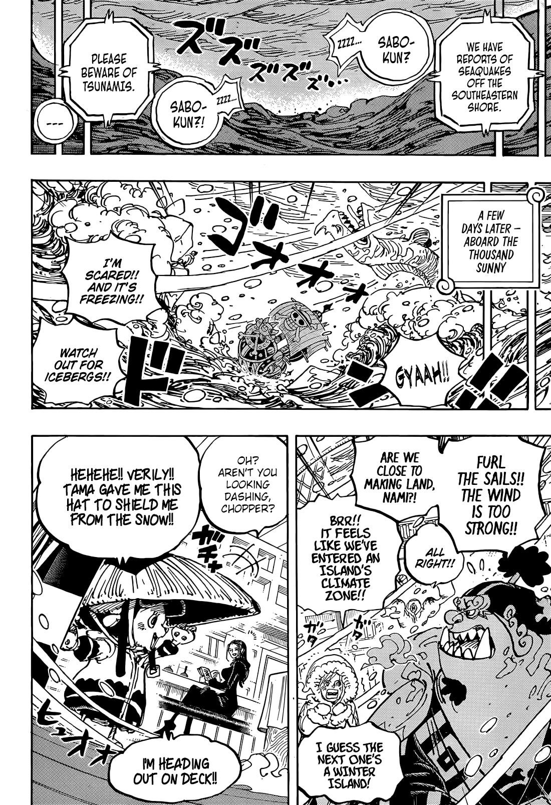 One Piece manga, chapter 1060, page 15 of 21