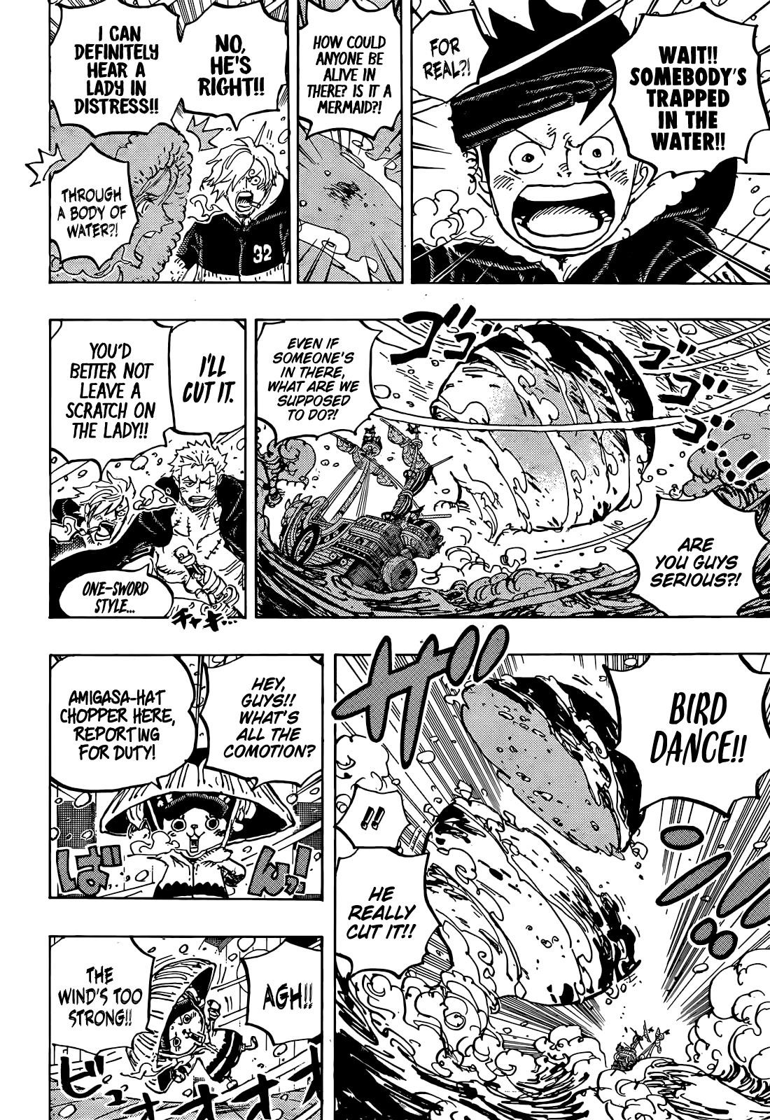 One Piece manga, chapter 1060, page 17 of 21