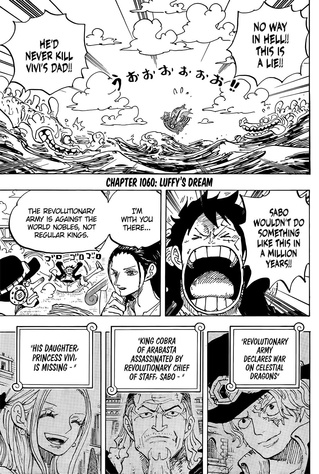 One Piece manga, chapter 1060, page 4 of 21