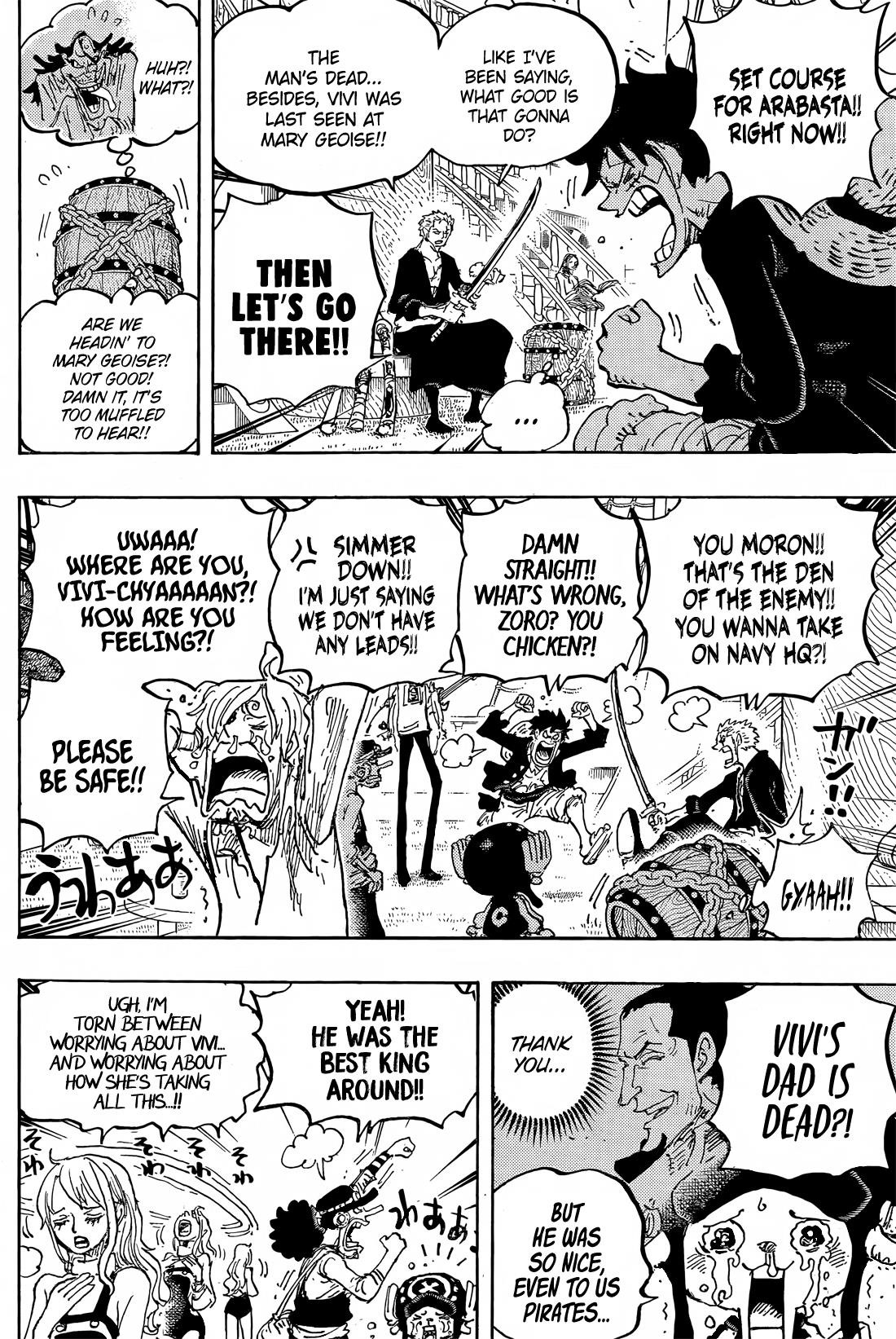 One Piece manga, chapter 1060, page 5 of 21