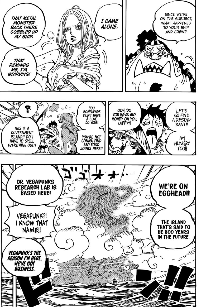 One Piece Chapter 1061 page 11 - Chapter 1061: Future Island Egghead