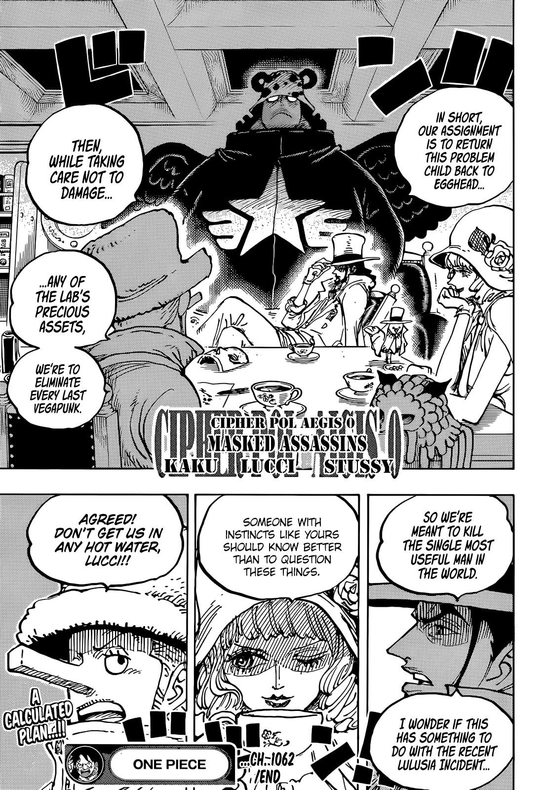 One Piece manga, chapter 1062, page 16 of 20
