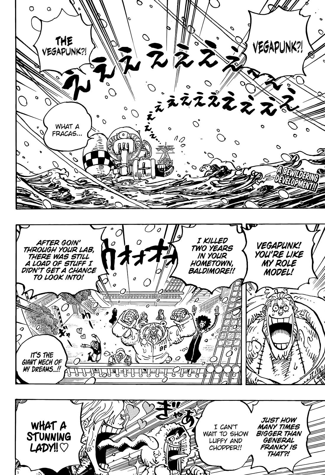 One Piece manga, chapter 1062, page 3 of 20