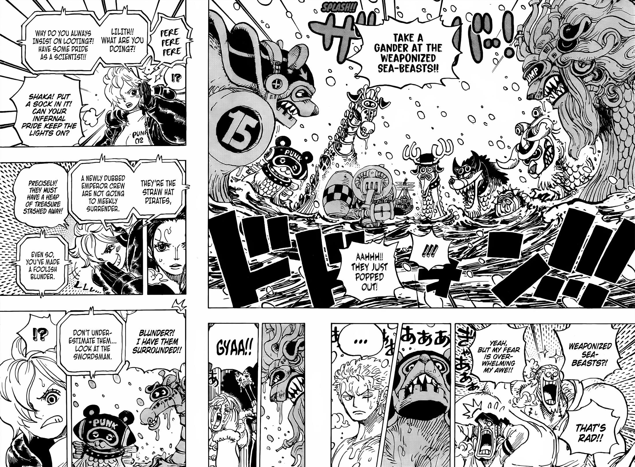 One Piece manga, chapter 1062, page 5 of 20