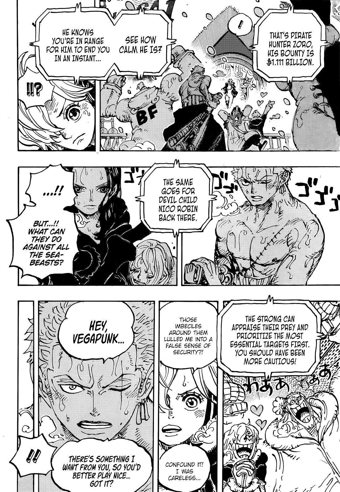 One Piece manga, chapter 1062, page 6 of 20