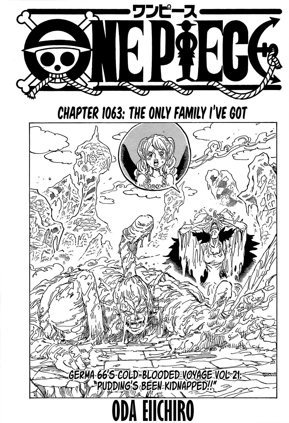 One Piece Chapter 1063 page 1 - Chapter 1063: My Only Family