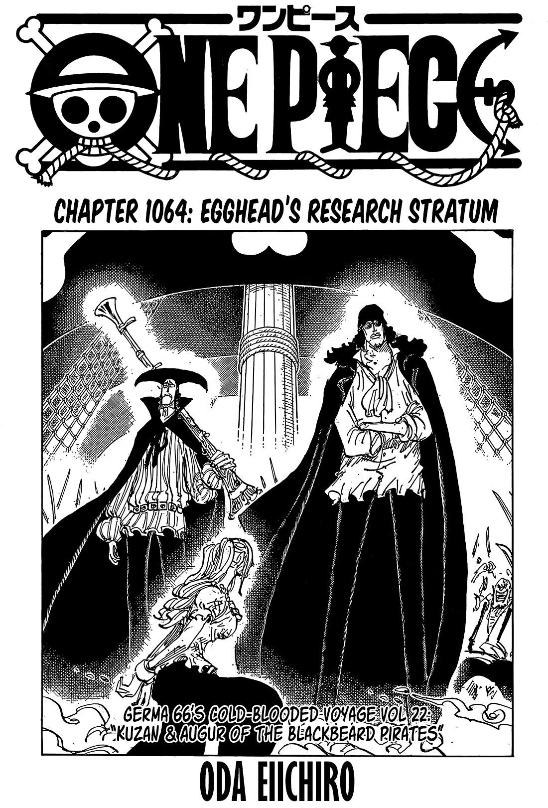 One Piece Chapter 1064 page 1 - Chapter 1064: Egghead Labophase