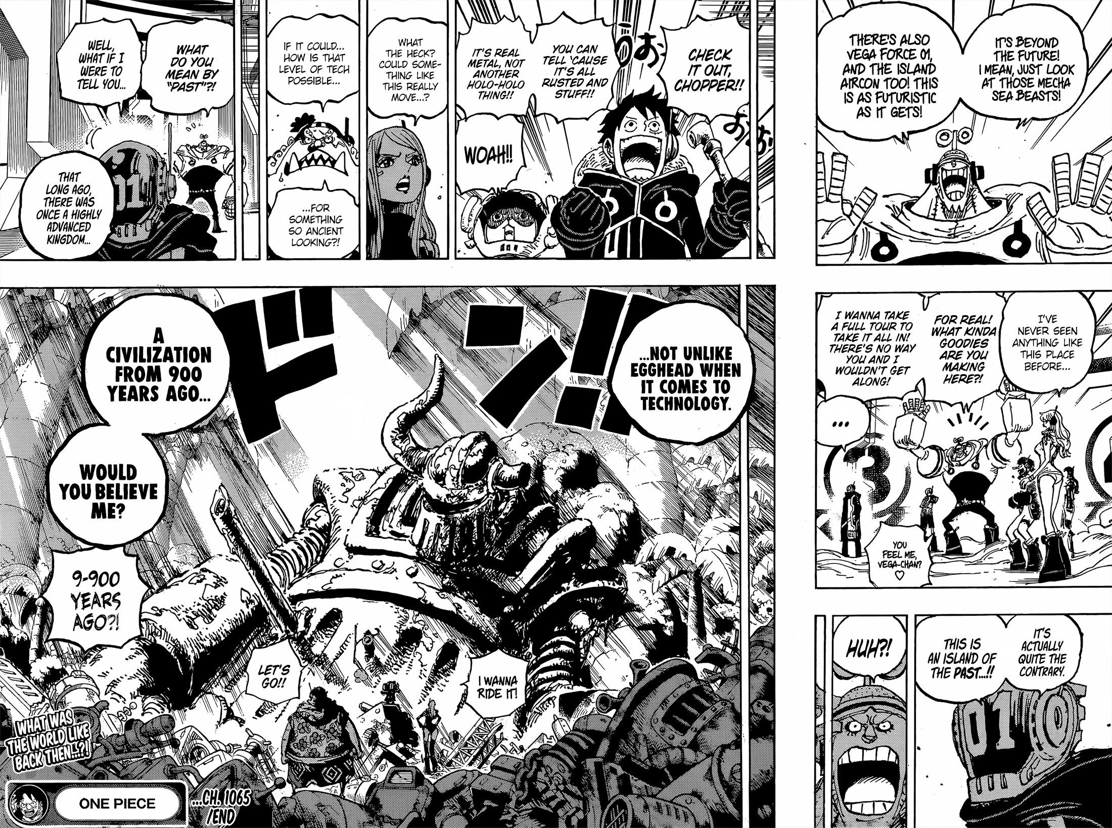 One Piece manga, chapter 1065, page 17 of 20