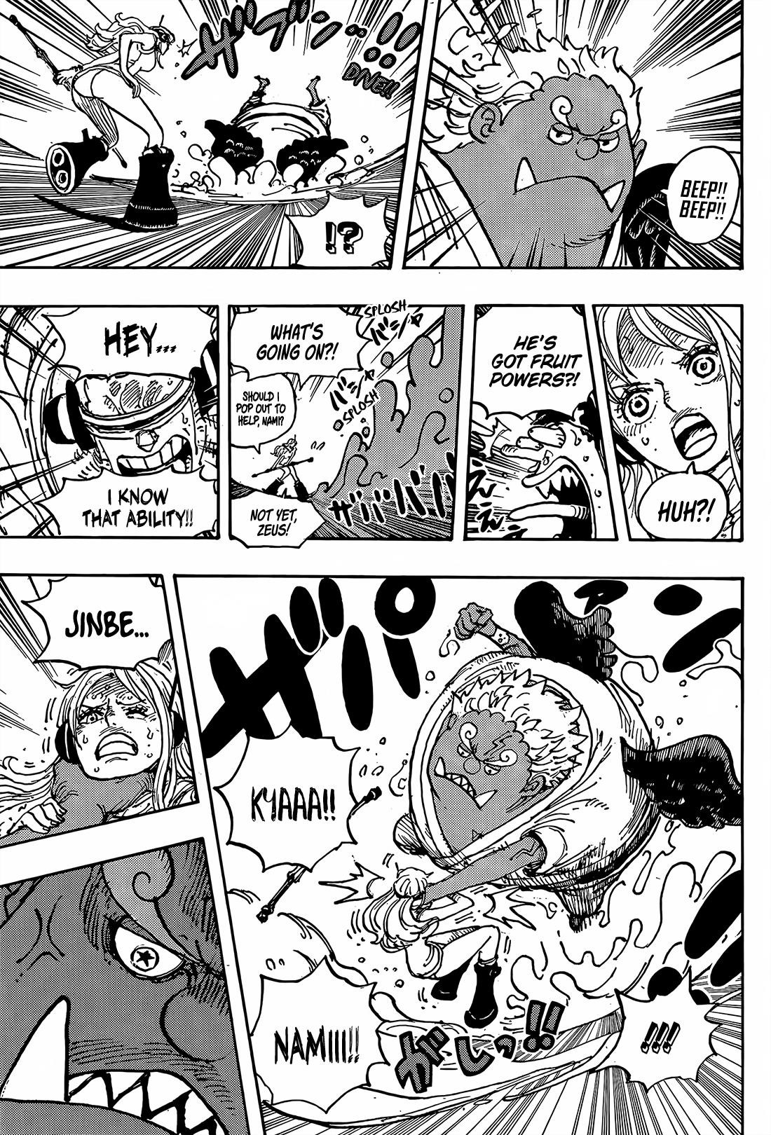 One Piece manga, chapter 1065, page 9 of 20