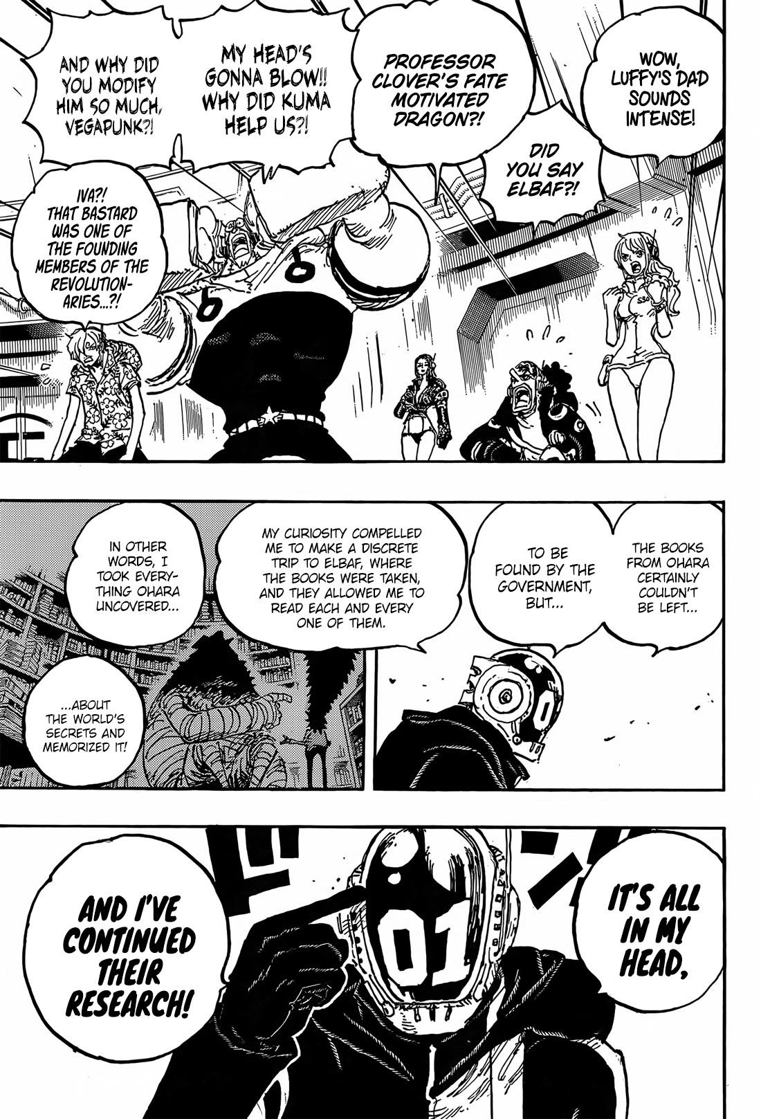 One Piece manga, chapter 1066, page 13 of 19