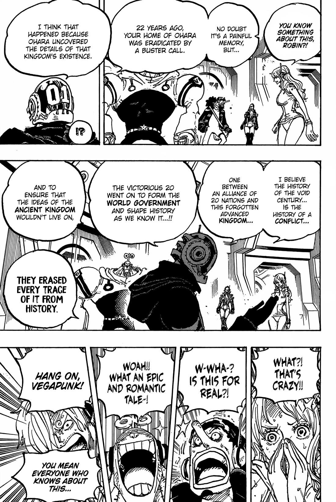 One Piece manga, chapter 1066, page 4 of 19