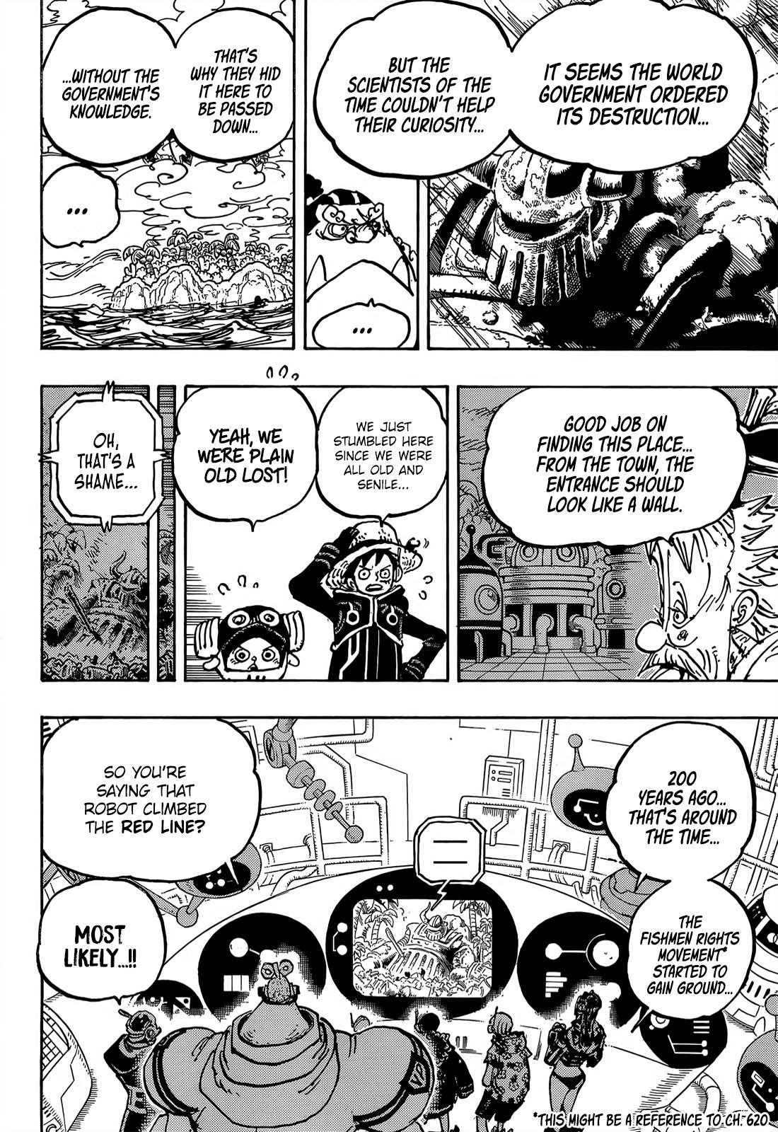 One Piece Chapter 1067 page 10 - Chapter 1067: Punk Records