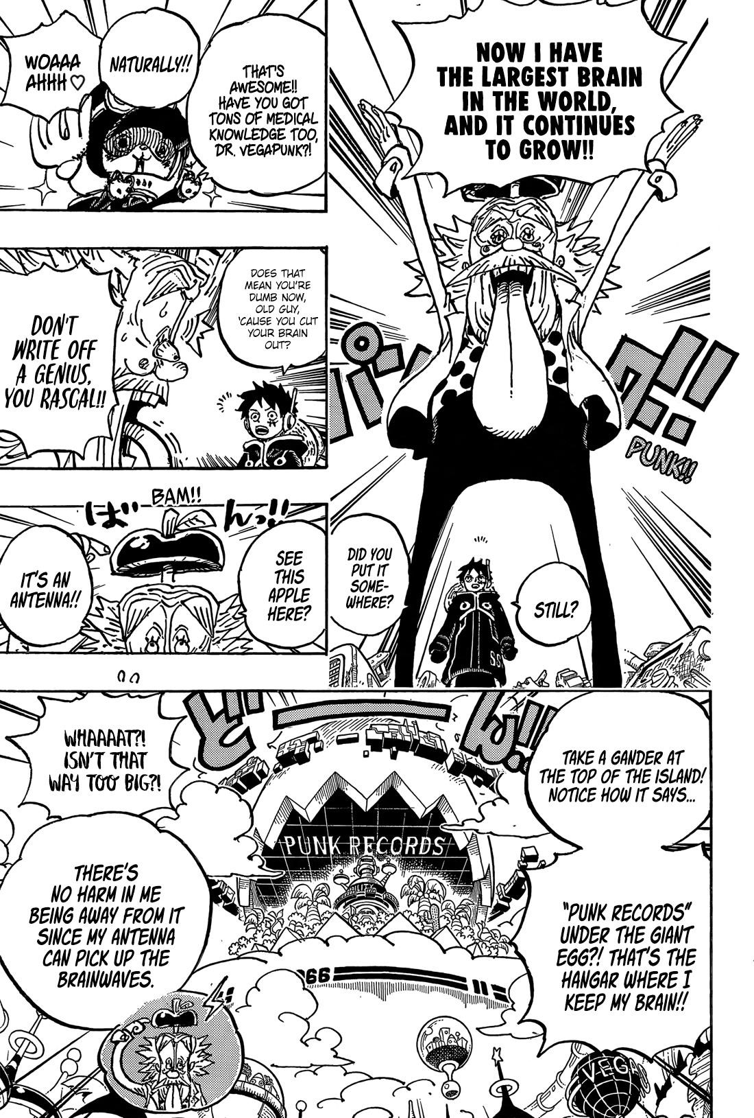 One Piece Chapter 1067 page 3 - Chapter 1067: Punk Records