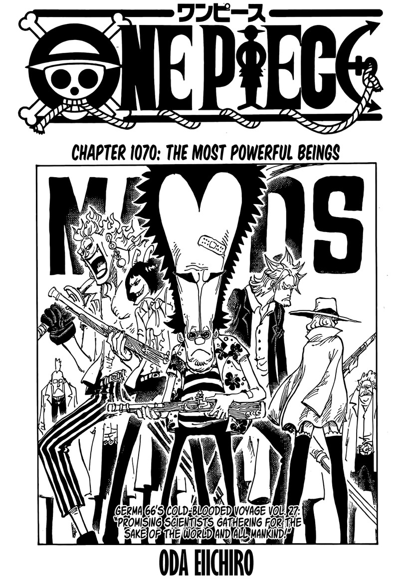 One Piece Chapter 1070 page 2 - Chapter 1070: The Strongest Form of Humanity