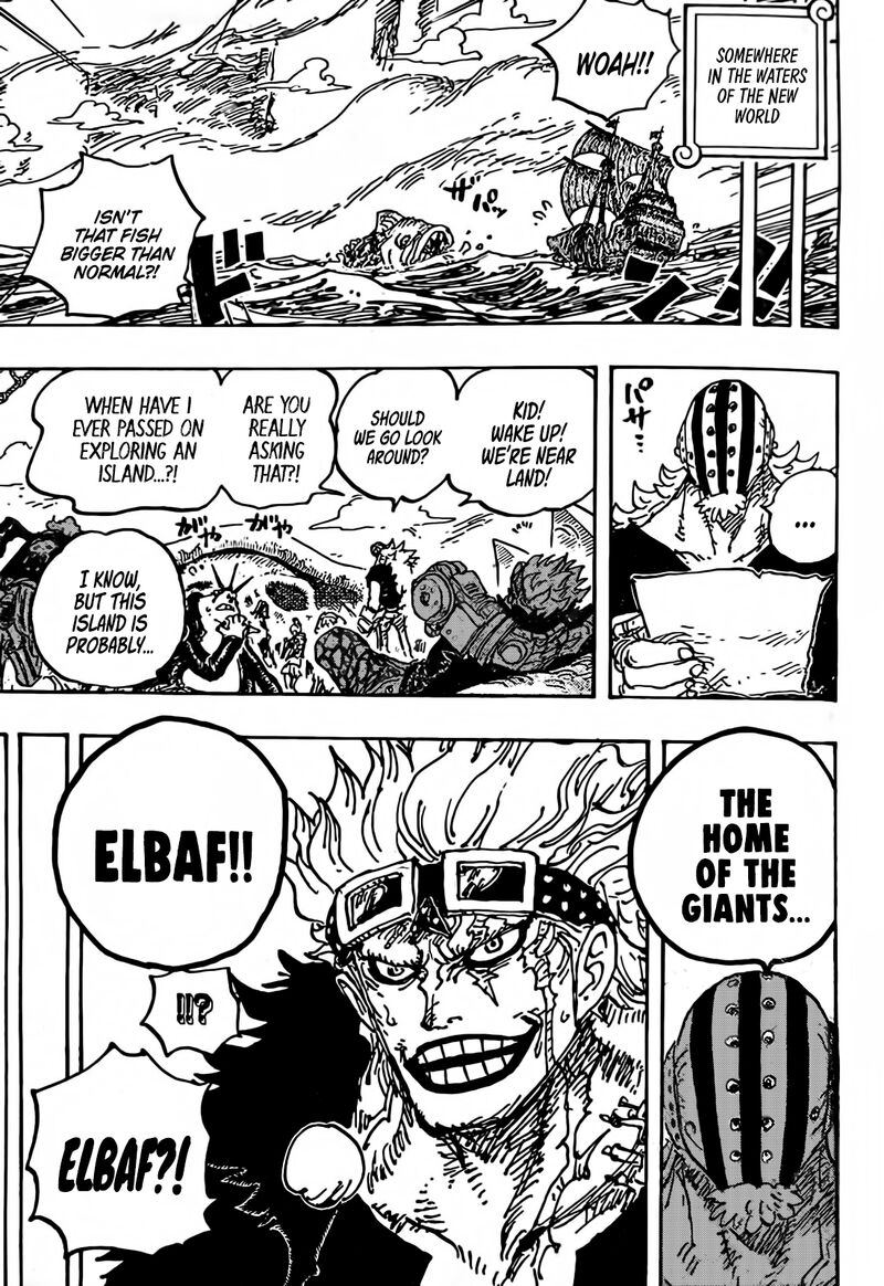 One Piece Chapter 1071 page 12 - Chapter 1071: The Hero Deploys