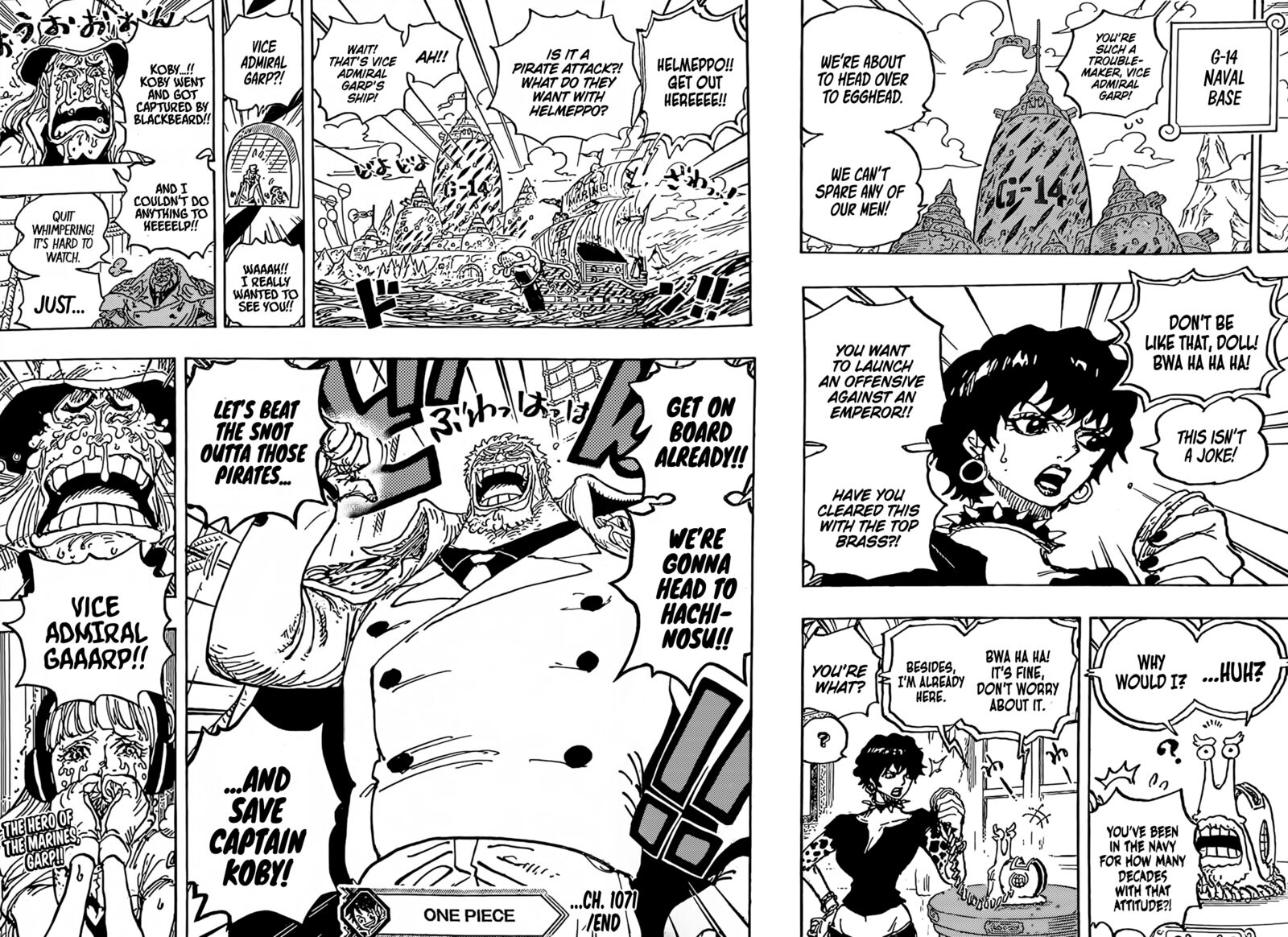 One Piece Chapter 1071 page 13 - Chapter 1071: The Hero Deploys