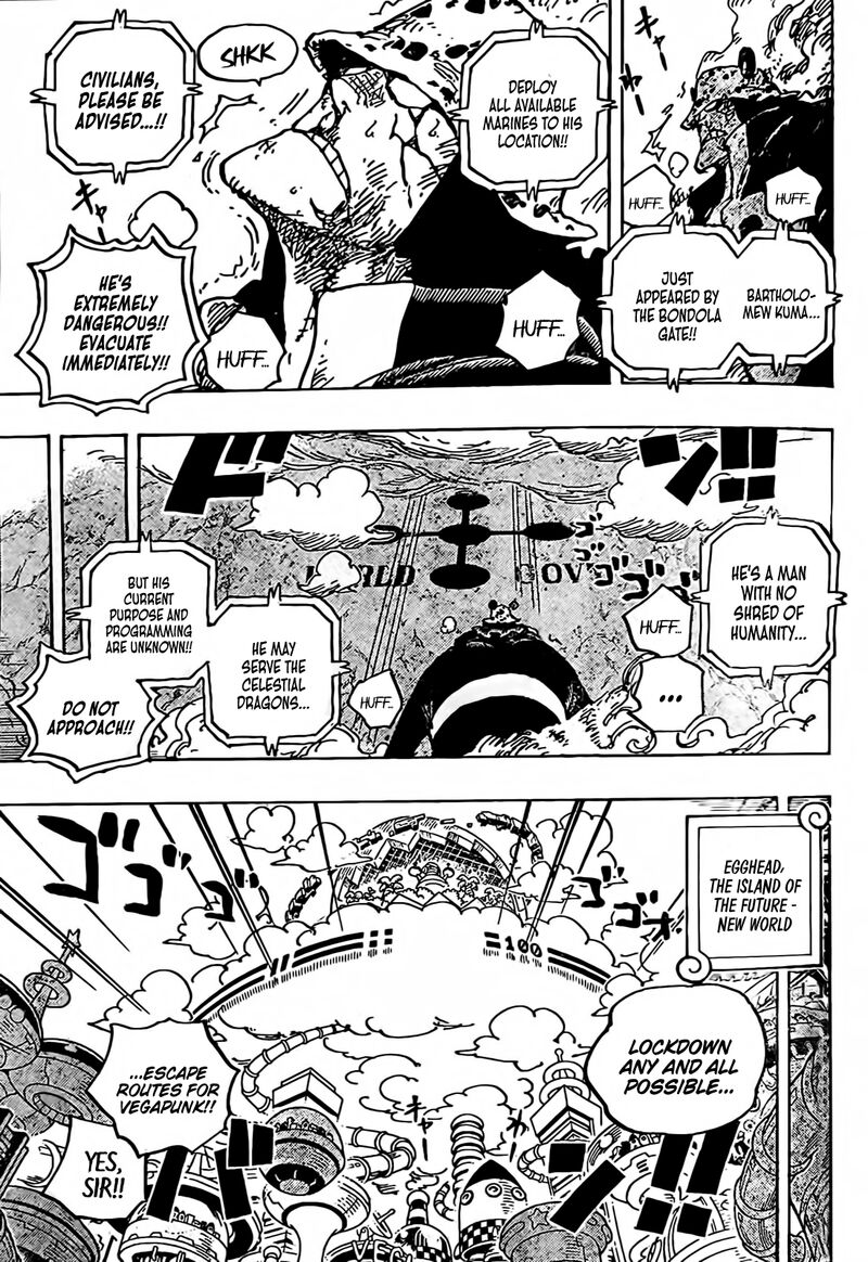 One Piece Chapter 1071 page 3 - Chapter 1071: The Hero Deploys