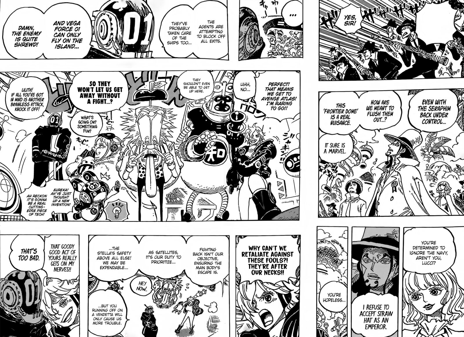 One Piece Chapter 1071 page 4 - Chapter 1071: The Hero Deploys