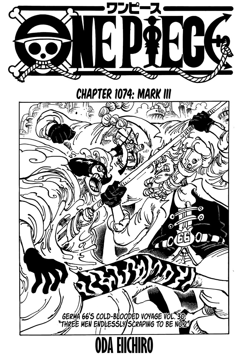 One Piece Chapter 1074 page 1 - Chapter 1074: Mark III