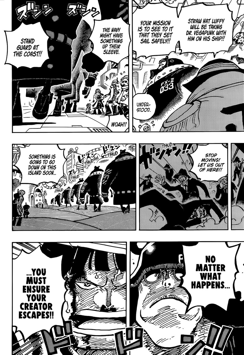 One Piece Chapter 1074 page 6 - Chapter 1074: Mark III