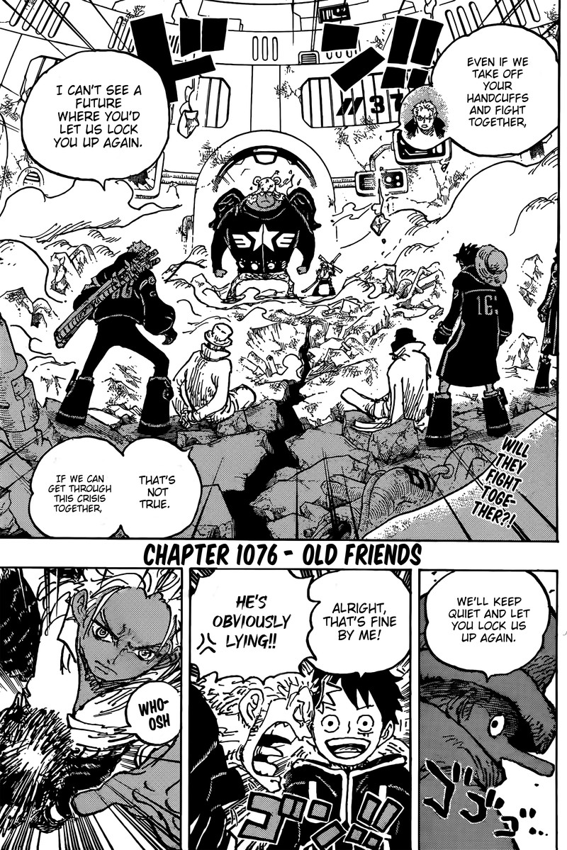 One Piece Chapter 1076 page 3 - Chapter 1076: Old Friends