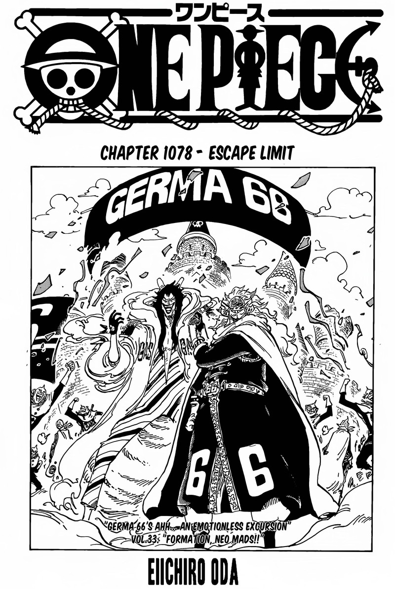One Piece Chapter 1078 page 1 - Chapter 1078: Escape Limit