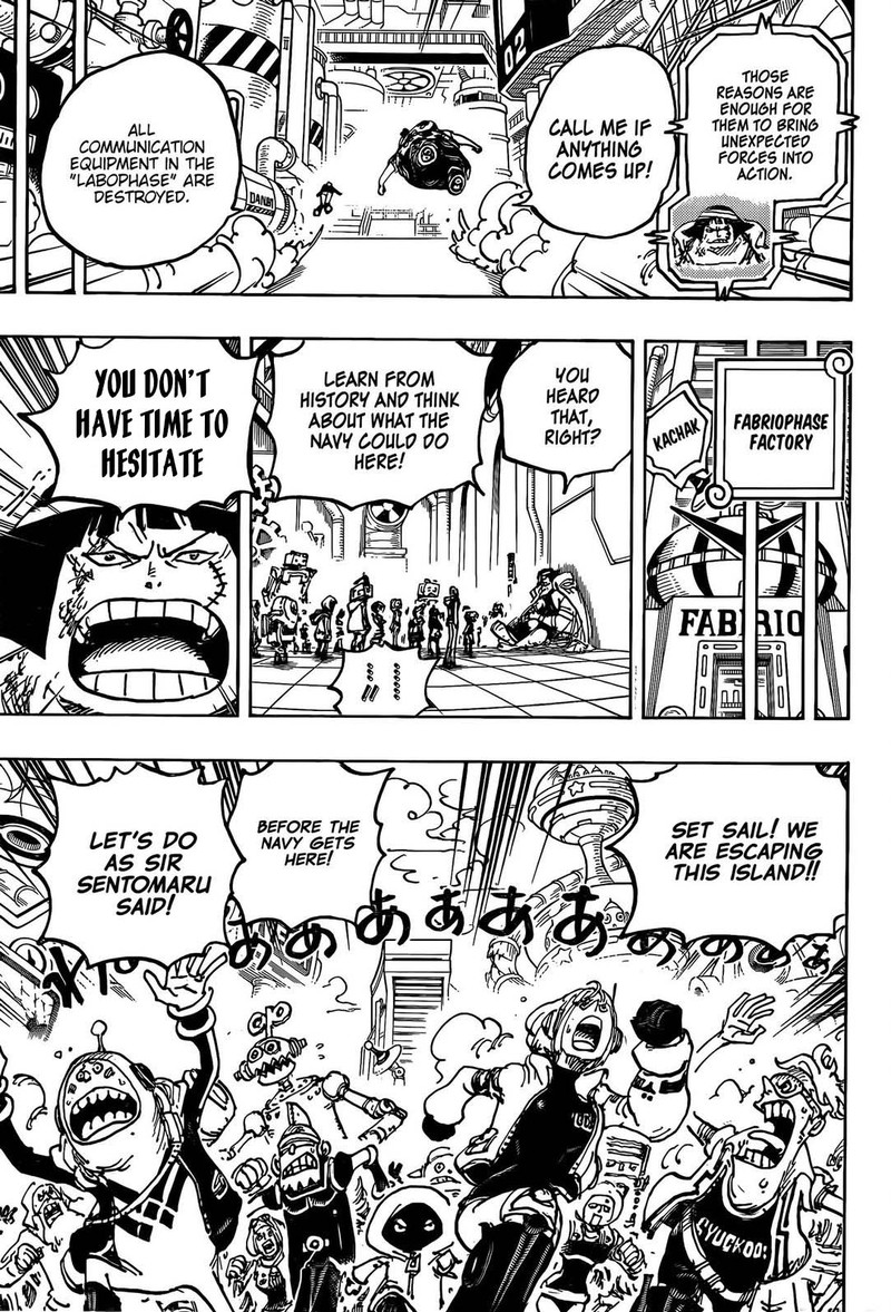 One Piece Chapter 1078 page 3 - Chapter 1078: Escape Limit