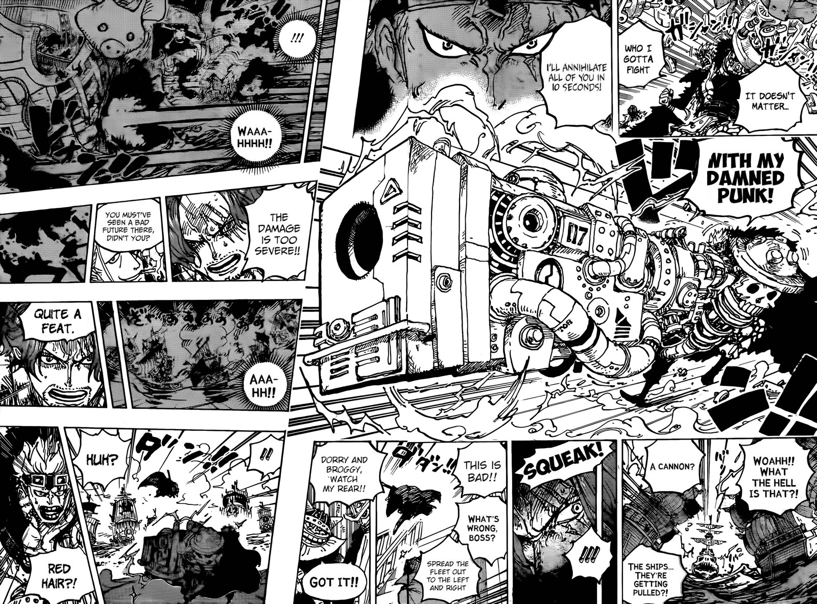 One Piece Chapter 1079 page 8 - Chapter 1079: The Emperor's Crew, The Red Hair Pirates