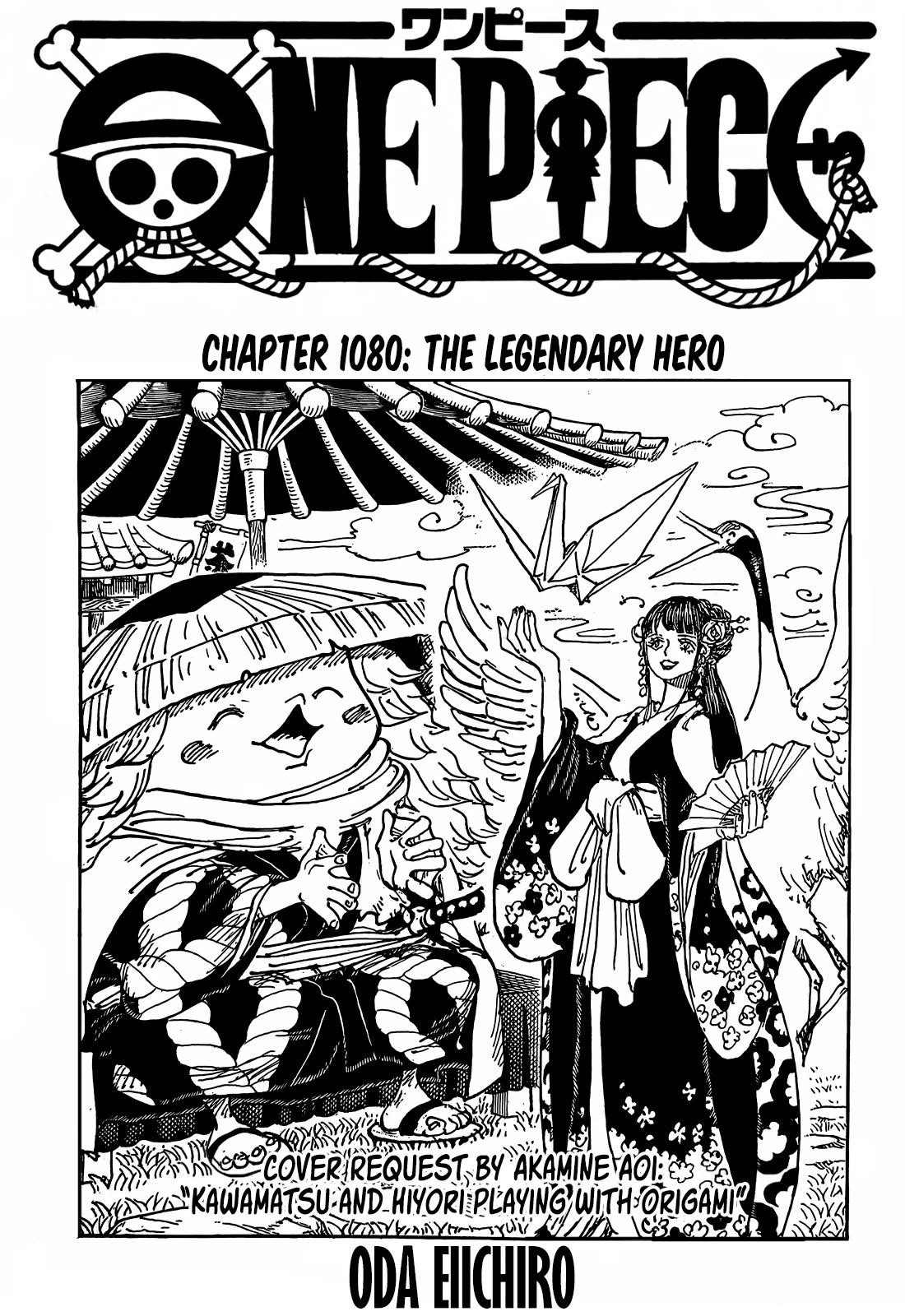 One Piece Chapter 1080 page 1 - Chapter 1080: The Hero of Legend